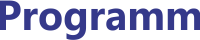 Schriftzug: Programm